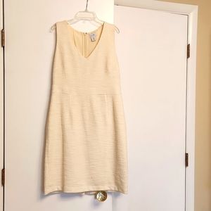 Nicole Miller ivory boucle dress size 8